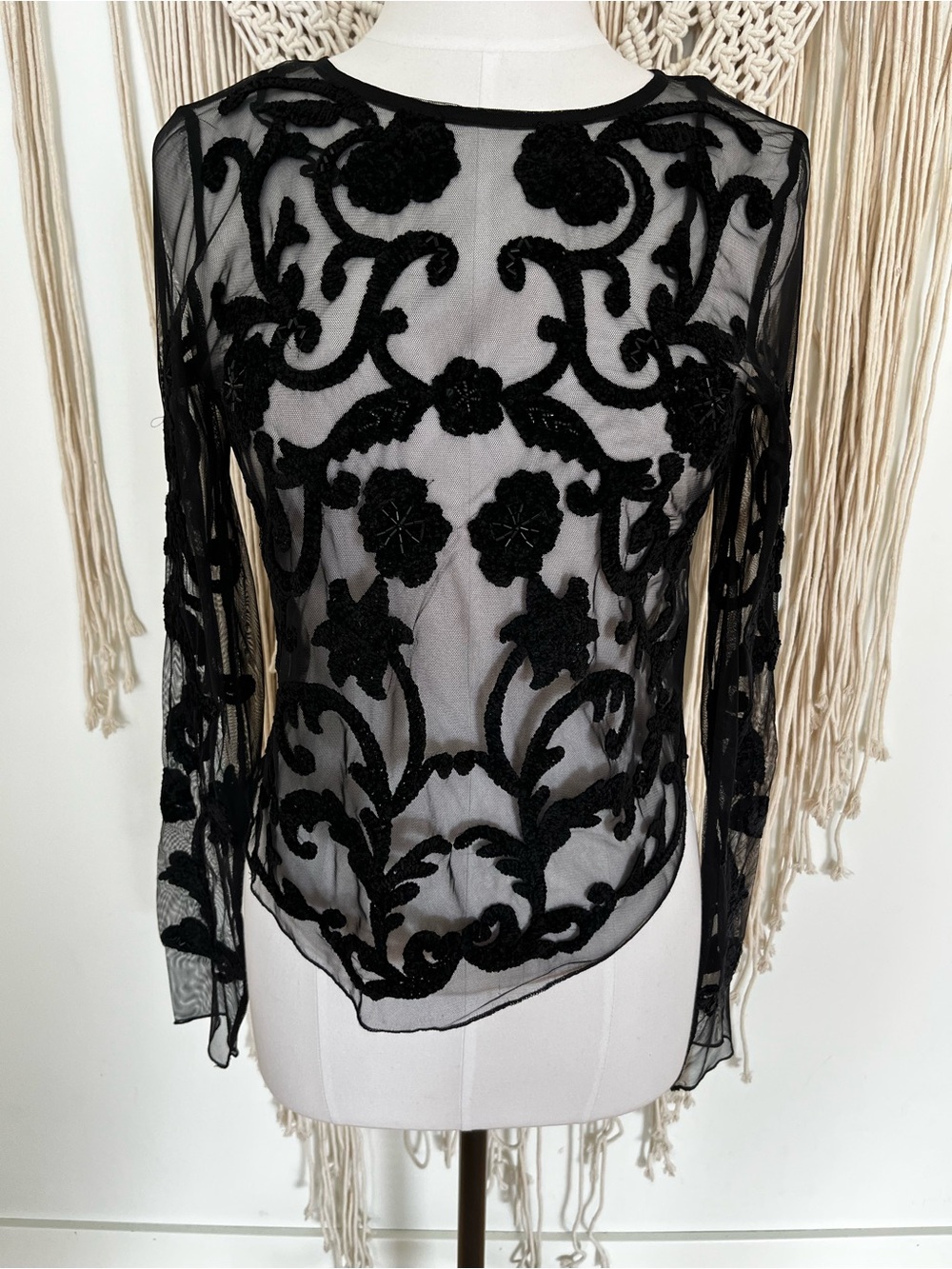 Free People Shine Through Long-Sleeve Top - Picture 2 of 15